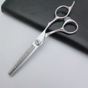 Ciseaux à cheveux personnalisables de 6 pouces, ciseaux à effiler en acier inoxydable pour droitiers, usage professionnel - Product Image 5