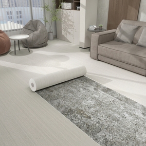Suelo Vinílico Autoadhesivo Impermeable Antideslizante en Rollos con Diseños de Madera, Alfombra y Mármol para Uso en Interiores - Product Image 5