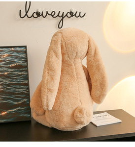 Peluche lapin super douce de 30 cm avec de longues oreilles pour enfants - Product Image 2