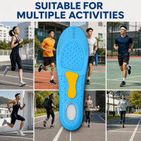 Semelles orthopédiques pour chaussures de sport, inserts de soutien de la voûte plantaire pour la course et la marche, semelles pour chaussures de sport