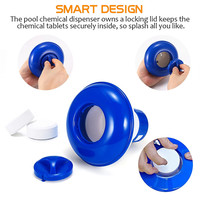 Distributeur automatique flottant de pastilles pour piscine, distributeur de chlore chimique pour piscine, adapté aux pastilles de 3 pouces