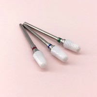 Embouts professionnels en céramique pour ponceuse à ongles, pour retirer les cuticules, manucure et pédicure