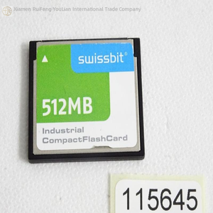 B &amp; Carte mémoire Flash Swissbit 512 Mo, r 5cfcrd.0512-06 Rev.f0, neuve, originale, en stock, automatisation industrielle, PLC dédié - Product Image 1