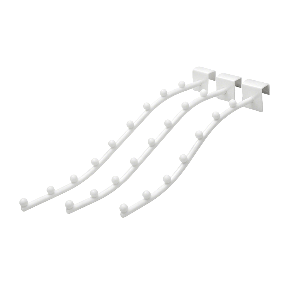Clothes hanger holder for folding display stand