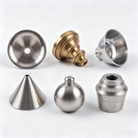 Boîtier en métal CNC filé, pièces en aluminium filé sur mesure pour le traitement de surface par usinage pour le service de réflecteurs d'éclairage