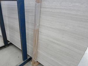 Chiva Stone Natural White Wood Vein Marble Grey Wood Grain Marble Slabs - Product Image 3