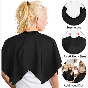เสื้อคลุมตัดผมกันน้ำสำหรับ<span class=keywords><strong>ผู้ใหญ่</strong></span> พิมพ์โลโก้ได้ ใช้ในร้านเสริมสวย ช่างทำผม นักเรียน ช่างแต่งหน้า สำหรับตัดผมและทำผม - Product Image 2