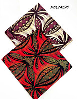 Mikemaycall, Nuevo, 100% Algodón, Ecológico, Vintage, Animal, Sexy, JAVA, Cuentas de Cera Brillantes, Encaje Africano