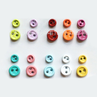 Boutons en résine miniatures de haute qualité, 3 mm, à deux trous, petits accessoires en tissu pour poupée Blythe, boutons super petits pour vêtements de bébé