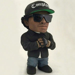 Mini ornamenti in resina Hip Hop divertente Rapper Bro Figurine Set Hip Hop Legends King <span class=keywords><strong>Rap</strong></span> Music Star Resin Figure Alkyne Legend - Product Image 4