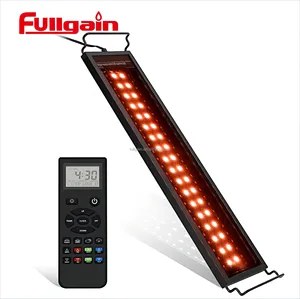 Fullgain tùy chỉnh Tự làm mặc định Chế độ thời tiết quang phổ đầy đủ bể cá dẫn nước ngọt trồng Bể điều khiển từ xa ánh sáng hồ cá