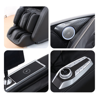 Silla de Masaje Zhouqi de Nuevo Diseño con Rodillos 3D, Gravedad Cero, Control por Voz con IA, Audio Bluetooth y Pantalla LCD