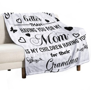 La seule chose qui soit meilleure que d'avoir ton père ou ta mère pour ma maman, c'est que mes enfants aient ton père ou ta mère pour leur grand-mère. Cadeau de fête des mères, couverture avec lettre. - Product Image 1