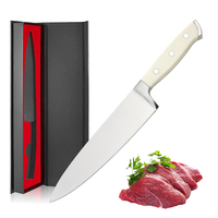 Forte poignée forgée cuisine légumes viande tranchage en acier inoxydable Chef 8 pouces couteau de cuisine