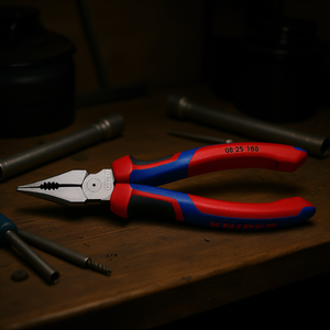 คีมอเนกประสงค์ หัวแหลม เหล็กโครเมี่ยมวานาเดียม เกรดอุตสาหกรรม 08 25 185 ผลิตในเยอรมนี - Product Image 2