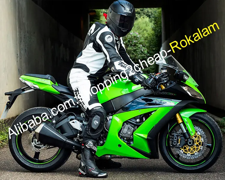 बॉडीवर्क उपहार कावासाकी के लिए 11-15 ZX10R ZX-10R 2011 2012 2013 2014 2015 ZX 10R एबीएस मोटरसाइकिल Fairings किट