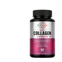 Collagène en poudre végétalienne japonaise, capsules de collagène, gommes de biotine et kératine pour la peau, marque privée, 99% collagène