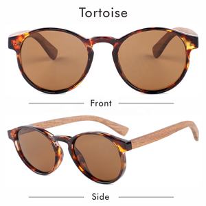 Круглые классические деревянные Солнцезащитные очки женские очки для женщин и девочек подарок оптом поляризованные мужские солнцезащитные очки для женщин - Product Image 6