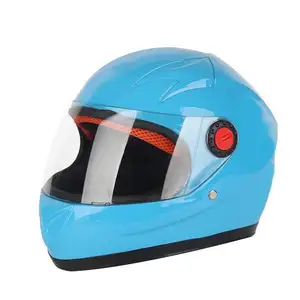 Factory wholesale black, red, blue Boys girls children motorcycle helmet MOTO electric bicycle full-face Helmet for kids