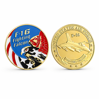 Pièce de collection Falcon Challenge Coin en métal, badge souvenir, vente en gros, logo personnalisé, cadeau OEM, imprimé UV, moulé sous pression, marque F-16 YunQi, Chine