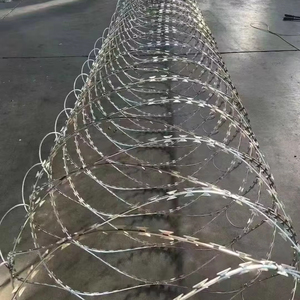 Alambre de púas de acero galvanizado tipo concertina BTO22 BTO30 CBT60 de alta resistencia para seguridad - Product Image 1
