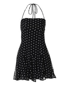 Reliable FTS Brand 10+ Years Experienced 1688com Trade Sourcing Agent <b>Backless</b> <b>Halter</b> Polka Dot Flared Mini <b>Dress</b> DDP 1688 - Product Image 5