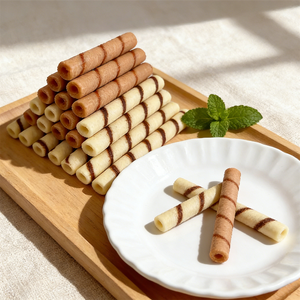 Modelo de galleta a rayas realista de 10 cm, de plástico ecológico, 3D, adorable, para fotografía de alimentos, exhibición de postres, manualidades DIY, cocina - Product Image 5