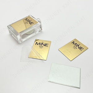 Zinc Alloy Die Casting Metal <b>Label</b> Custom Polished Gold Silver Nameplate with Adhesive for Luxury Apparel Bag & Leather Goods - Product Image 5