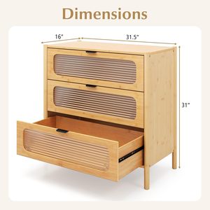 ארון מזנון מותאם אישית במבוק עם 3 מגירה אקרילית - Product Image 6