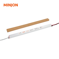 Transformateur LED haute efficacité super fin 60W 12V 5A, alimentation AC/DC à sortie unique pour boîte lumineuse, certifié CE