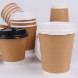 Biodegradable Double Wall Take Out Wholesale Insulated Recycle Carton Custom Disposable <strong>Paper</strong> <strong>Coffee</strong> <strong>Cups</strong> with Lid - Product Image 5
