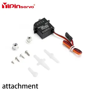 Yipinservo 6kg sans noyau Micro Servos Full Metal Gear 180 ° Shift Servo pour SCX10 Trax Trx4 <span class=keywords><strong>Trx6</strong></span> G63 Pièces de rechange RC Accs - Product Image 5