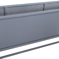 Jardinière sur pied en métal thermolaqué, grande taille, personnalisable, minimaliste, simple, écologique et durable, pour la maison, le jardin, l'hôtel et le commerce