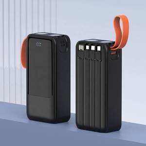 High Capacity 20W Power Bank Outdoor Camping LED Digital Display Rope Handle Fast Charging 30000mah with <b>Cable</b> - Product Image 1