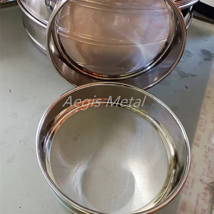 1mm 2mm 0.5mm 1.25mm 0.625mm hole size 20 cm diameter standard Test sieve