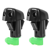 Buse de pulvérisation universelle pour lave-glace QWJ118 en plastique et caoutchouc naturel, remplacement de jet d'essuie-glace automobile, fournisseur OEM
