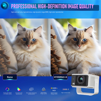 Projecteur Android Topleo 1080p 8k Portable Vidéo 4k Projecteur domestique Système d'exploitation Android 14 Proyector hd 1080p Mini projecteur