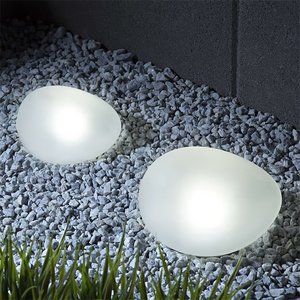 Lampe de pelouse Cailloux Extérieure Pelouse Cour Jardin Lumière Décorative Lampadaire Extérieur Étanche Moderne LED Pierre - Product Image 6