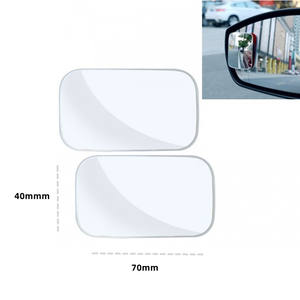 Lot de 2 rétroviseurs convexes sans cadre HD pour voiture et vélo - Product Image 3