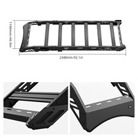 BEVINSEE pour Toyota 4Runner, panier de toit pour bagages, porte-bagages de toit, 2014-2024