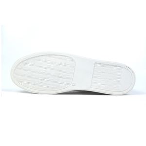 Zapatillas personalizadas estilo OEM para hombre, zapatillas casuales blancas de diseñador, zapatos de cuero de microfibra para hombre - Product Image 4