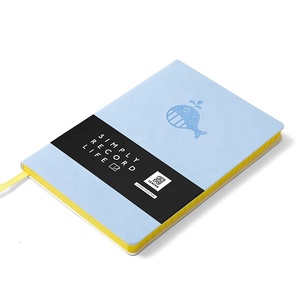 Cuaderno A5 <span class=keywords><strong>de</strong></span> Tapa Blanda <span class=keywords><strong>de</strong></span> Cuero con Diseño <span class=keywords><strong>de</strong></span> Pequeña <span class=keywords><strong>Ballena</strong></span>, Bordes <span class=keywords><strong>de</strong></span> Colores, Encuadernado Cosido, Logotipo Personalizado, Diseño Simple, Diario Escolar - Product Image 3
