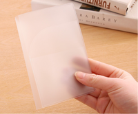 Imperméable à l'eau de voyage de Saleté Couverture de Porte-Passeport Portefeuille EN PVC Transparent Porte-Cartes D'IDENTITÉ Porte-Cartes De Crédit Étui