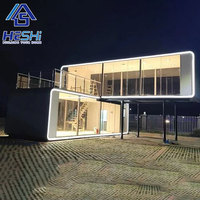 Nouvelle conception de maison préfabriquée moderne et mobile de type Apple à vendre, maison préfabriquée portable de 20 pieds et 40 pieds, pod de bureau, conteneur extérieur
