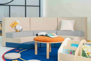 Estantería Móvil Ecológica de Madera Contrachapada de Abedul con 4 Ruedas Universales para Escuela, Jardín de Infancia, Guardería Montessori - Product Image 3