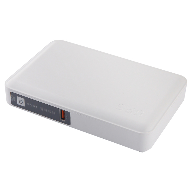 NIUNIU Mini UPS Online Backup Lithium Battery 1A 2A 8 Hours Supply 10400mAh USB 5V/9V/12V for WiFi Router