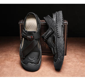 รองเท้าแตะหนังไมโครไฟเบอร์ผู้ชายลดราคา รองเท้าแตะชายหาดสำหรับฤดูร้อน คุณภาพสูง ไซส์ใหญ่พิเศษ - Product Image 6