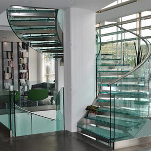 <span class=keywords><strong>Escalier</strong></span> de style moderne Prima, pour l'entrée intérieure, <span class=keywords><strong>avec</strong></span> garde-corps en verre, facile à installer - Product Image 3