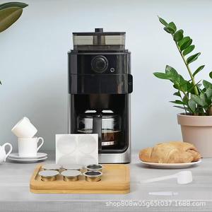 Caja de almacenamiento de cápsulas de café de madera, organizador de escritorio de madera maciza para cápsulas de té y bebidas, Color Natural Ly04022 - Product Image 1