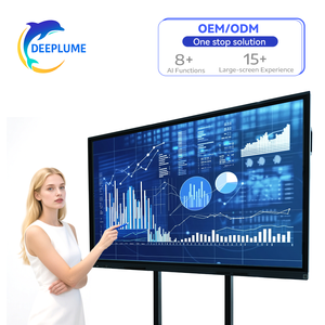 หน้าจอสัมผัสมัลติทัชขนาด55/65/75/86/100นิ้วหน้าจอสัมผัสมีปฏิสัมพันธ์กับจอแสดงผล LCD สมาร์ทบอร์ดสำหรับห้องประชุม - Product Image 1